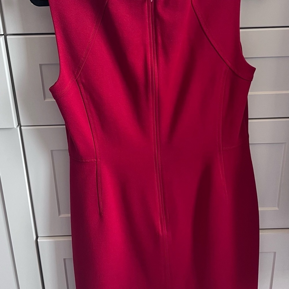 Talbots Vibrant Red Midi Dress - Picture 2 of 3